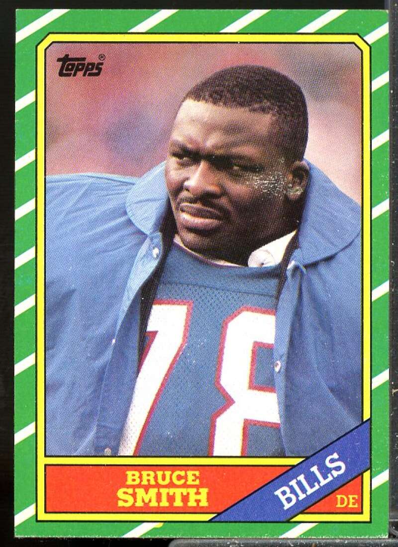 Bruce Smith Rookie Card 1986 Topps #389  Image 1