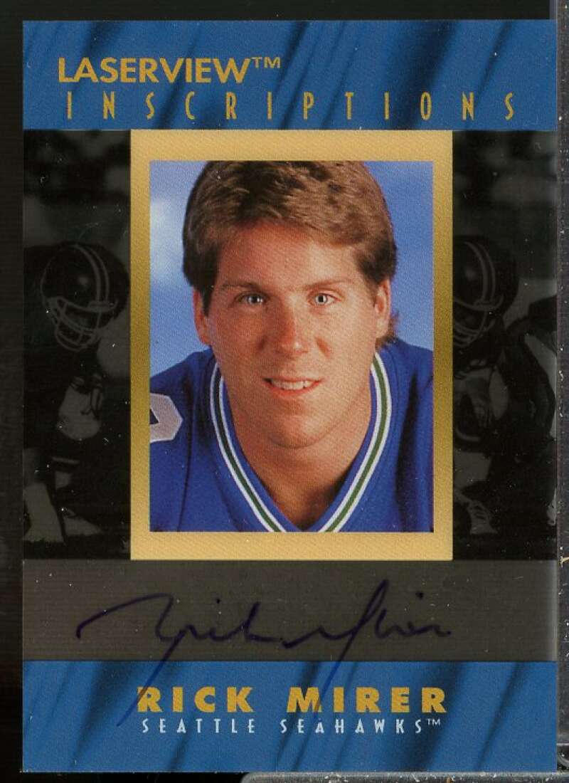 Rick Mirer Card 1996 Laser View Inscriptions #17  Image 1