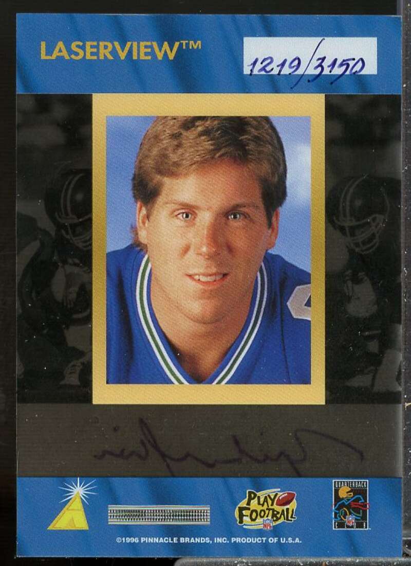 Rick Mirer Card 1996 Laser View Inscriptions #17  Image 2