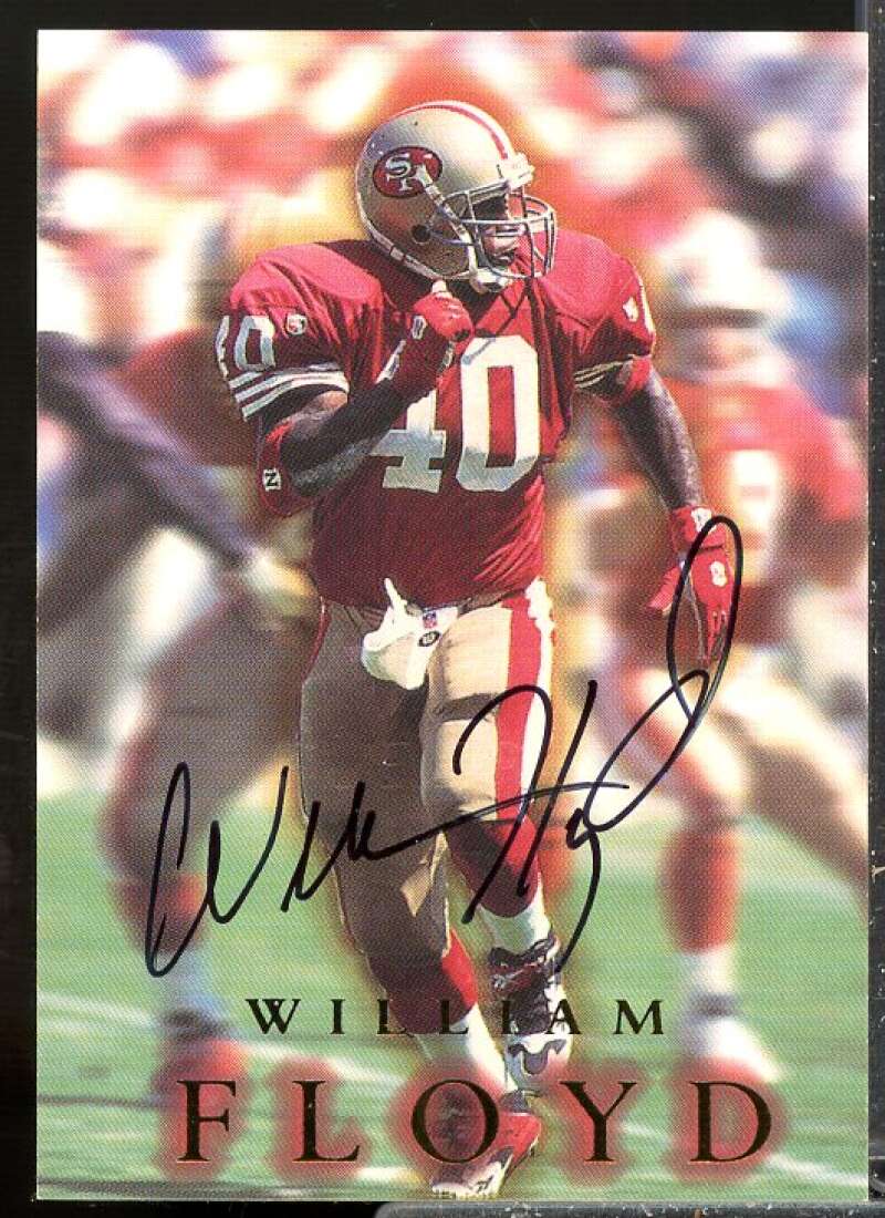 William Floyd Card 1996 SkyBox Premium Autographs #A3  Image 1