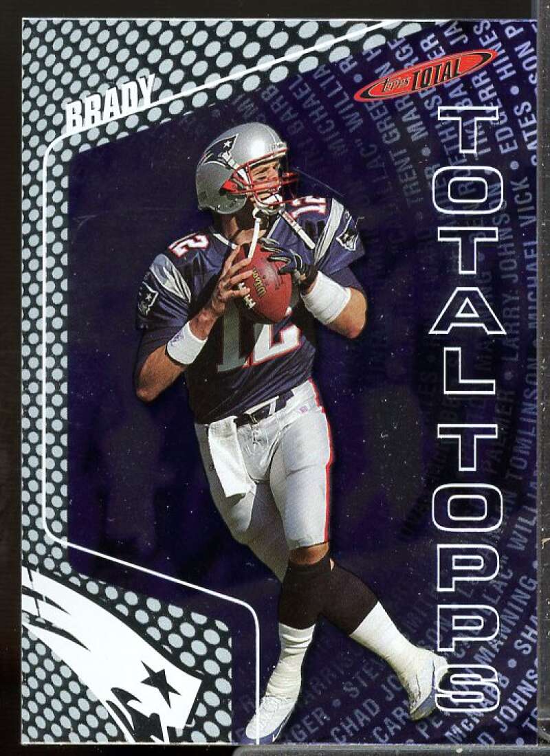 Tom Brady Card 2006 Topps Total Total Topps #TT12  Image 1