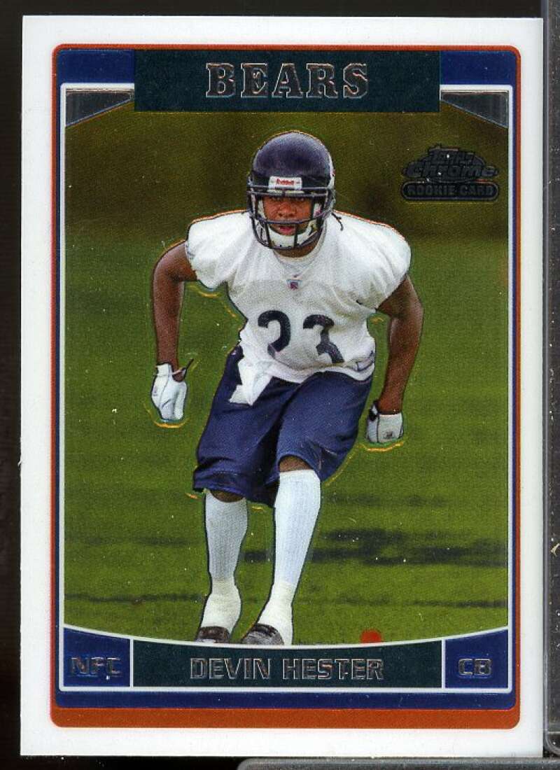 Devin Hester Rookie Card 2006 Topps Chrome #252  Image 1
