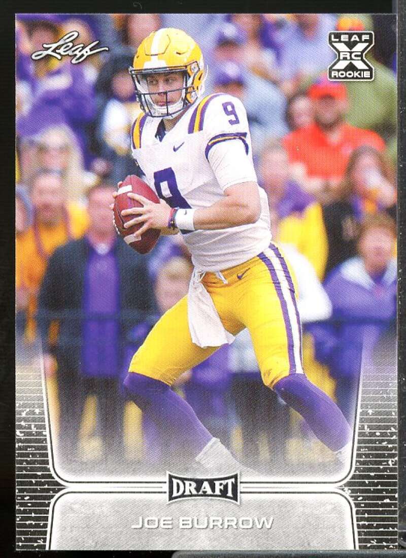 Joe Burrow Rookie Card 2020 Leaf Draft #1  Image 1
