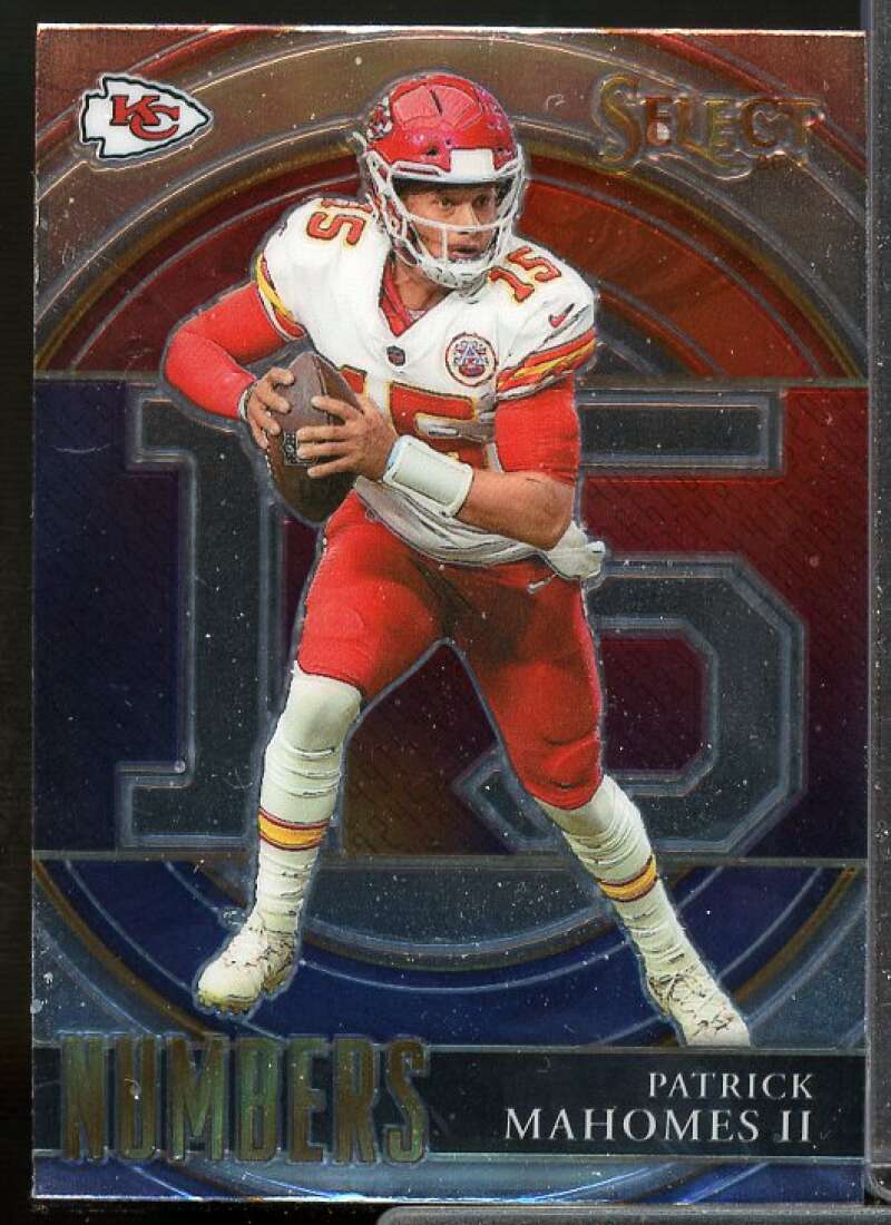 Patrick Mahomes II Card 2021 Select Select Numbers #1  Image 1