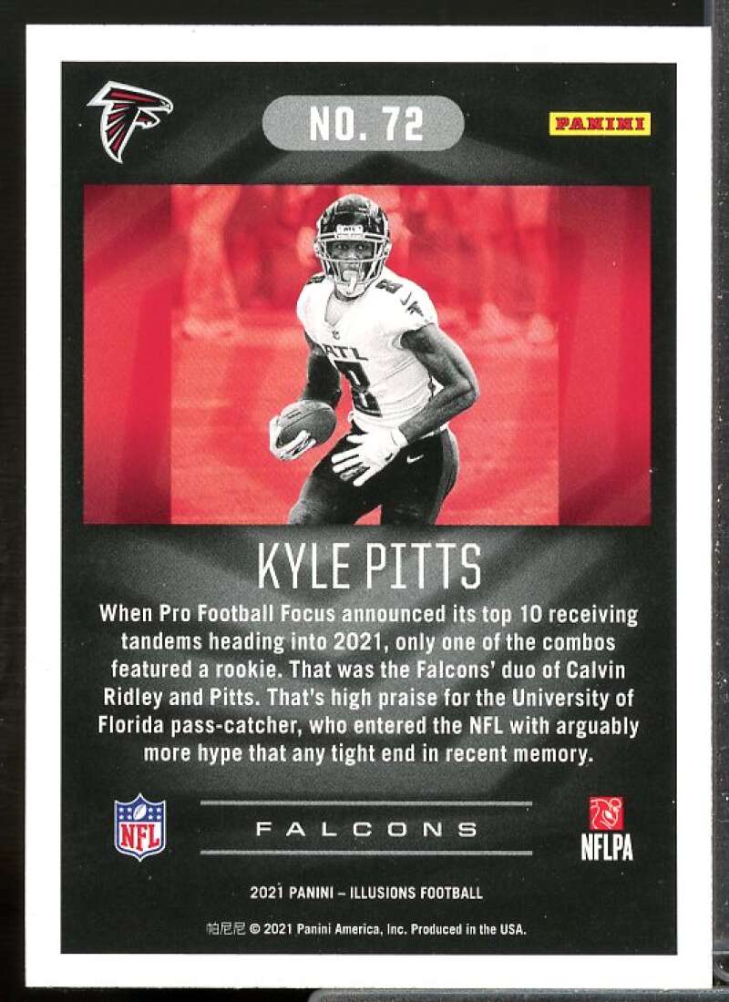 Kyle Pitts Rookie Card 2021 Panini Illusions Dots #72  Image 2