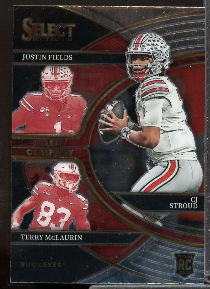 CJ Stroud/Justin Fields/Terry McLaurin 2023 Select Draft Pick Select Company #2  Image 1