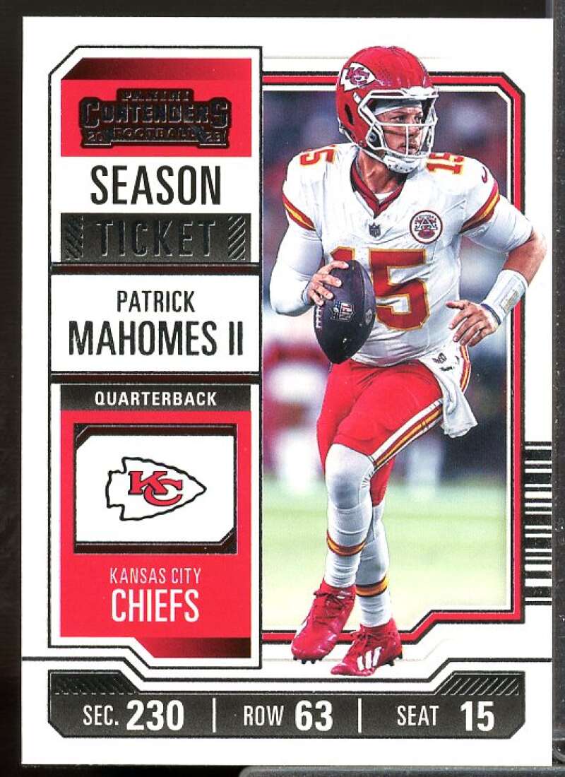Patrick Mahomes II Card 2023 Panini Contenders #51  Image 1