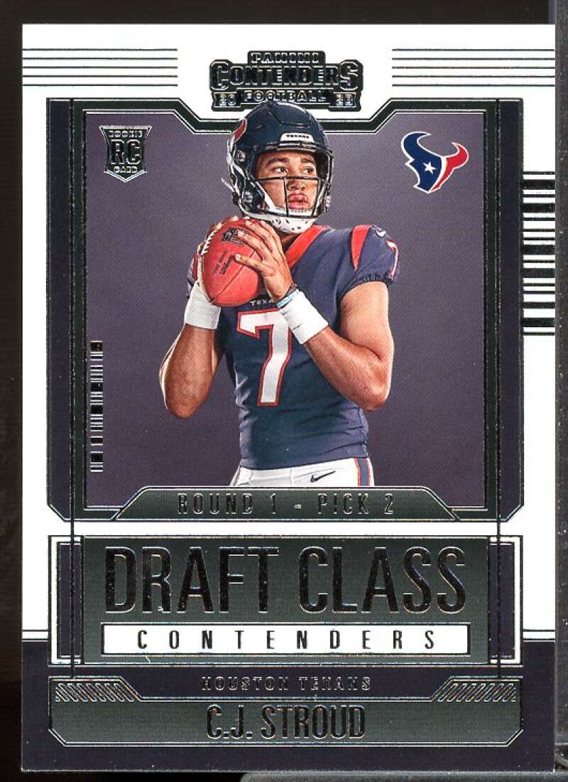 CJ Stroud Rookie Card 2023 Panini Contenders Draft Class Contenders #5  Image 1