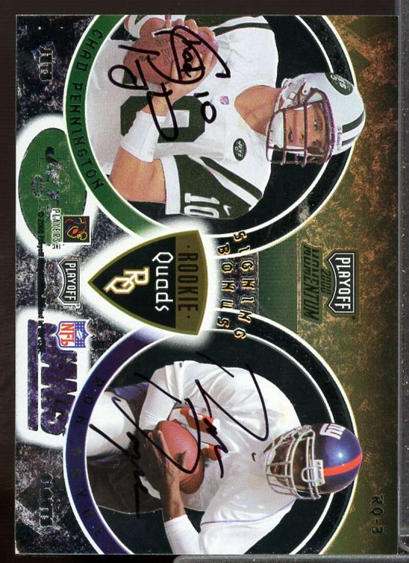 Dayne/Pennington/Redman/Jones No Auto 2000 Momentum Signing Bonus Quads #RQ3  Image 2