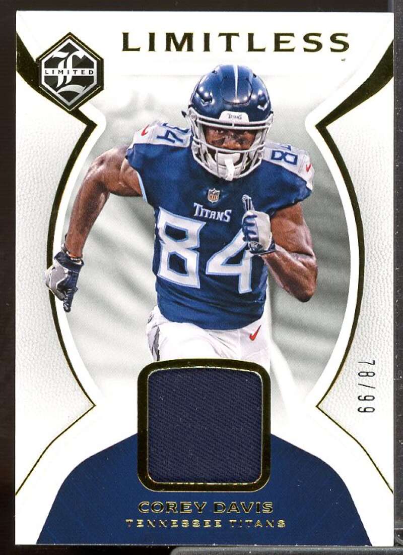 Corey Davis Card 2018 Limited Limitless Materials #18  Image 1