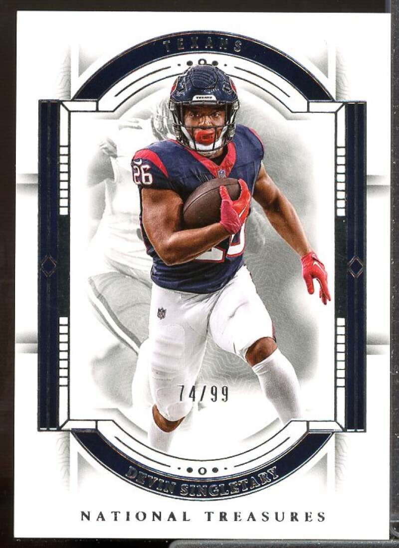 Devin Singletary Card 2023 Panini National Treasures #40  Image 1