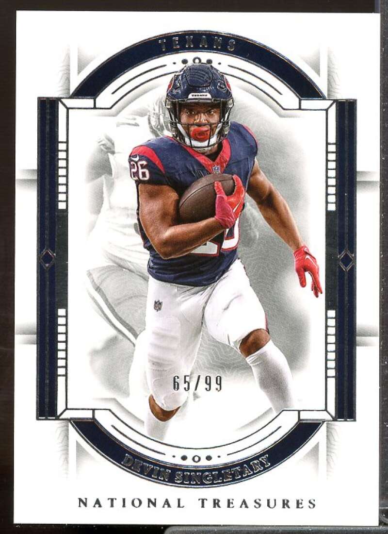 Devin Singletary Card 2023 Panini National Treasures #40  Image 1