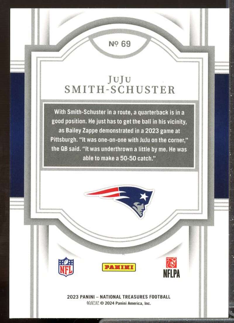 JuJu Smith-Schuster Card 2023 Panini National Treasures #69  Image 2
