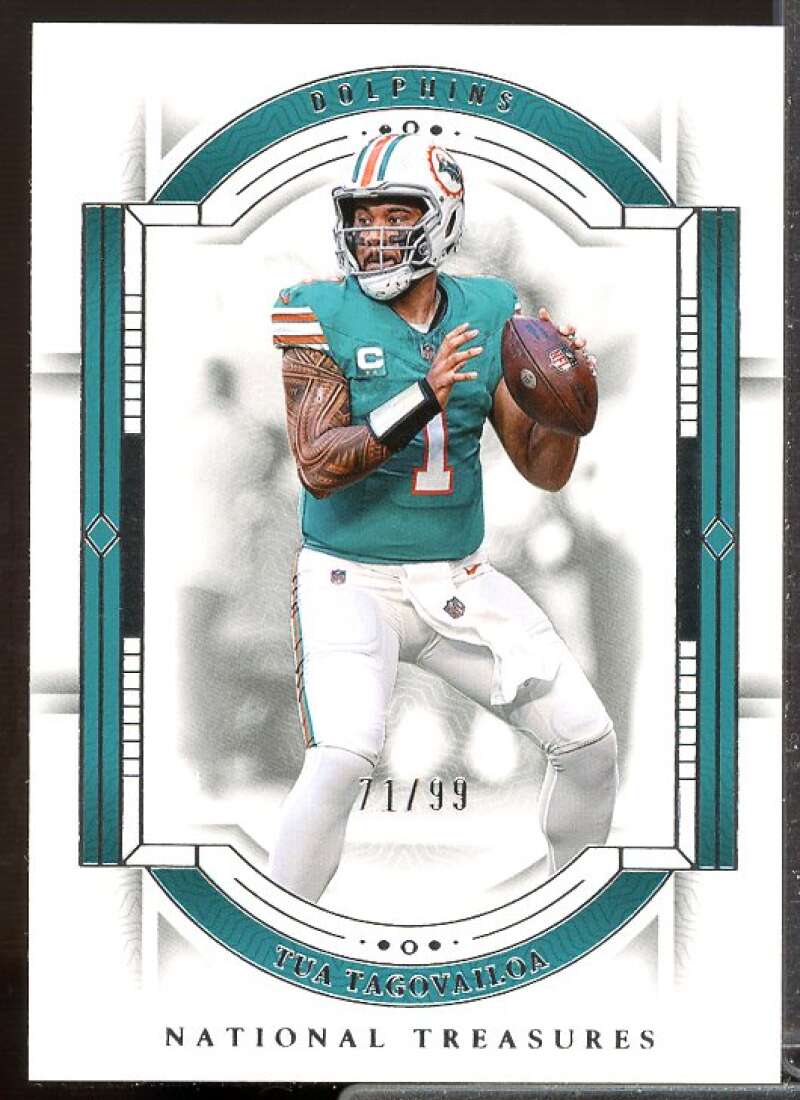 Tua Tagovailoa Card 2023 Panini National Treasures #62  Image 1