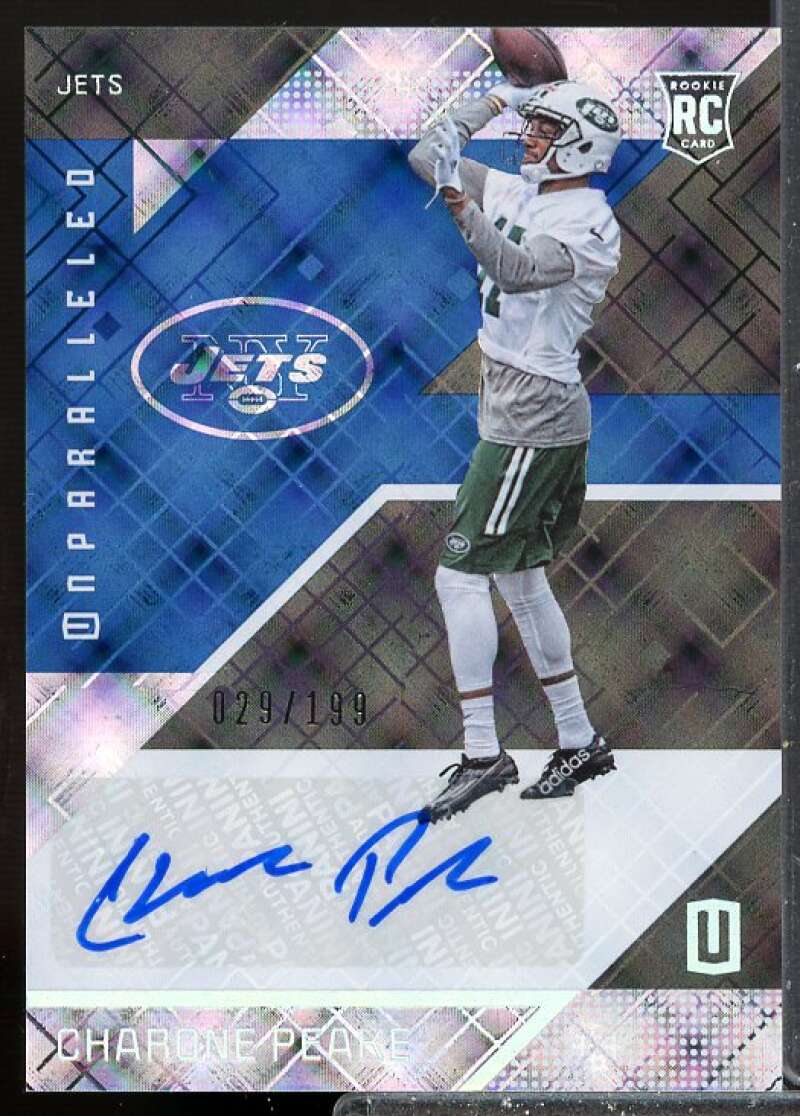 Charone Peake/199 Rookie 2016 Panini Unparalleled Rookie Autographs Blue #157  Image 1