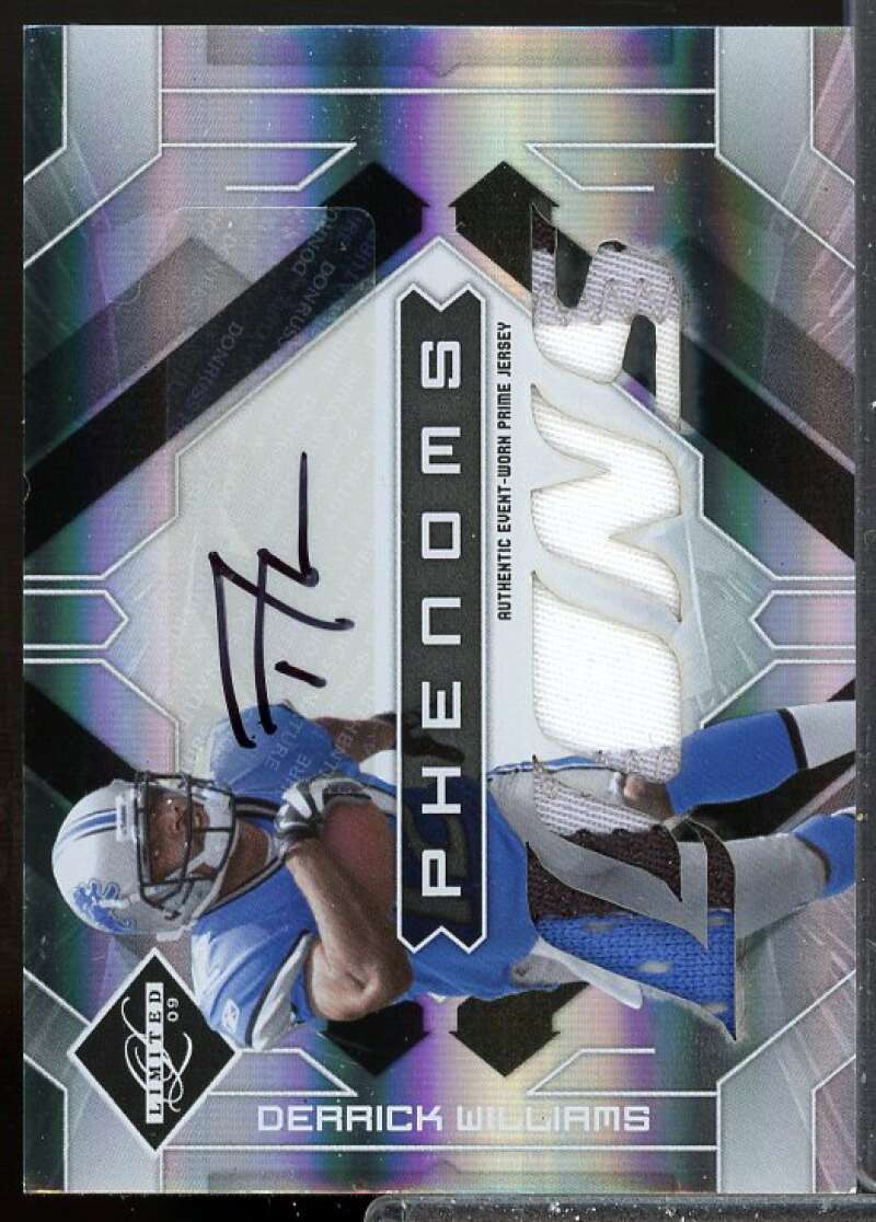 Derrick Williams JSY AU Rookie Card 2009 Limited Rookie #232  Image 1
