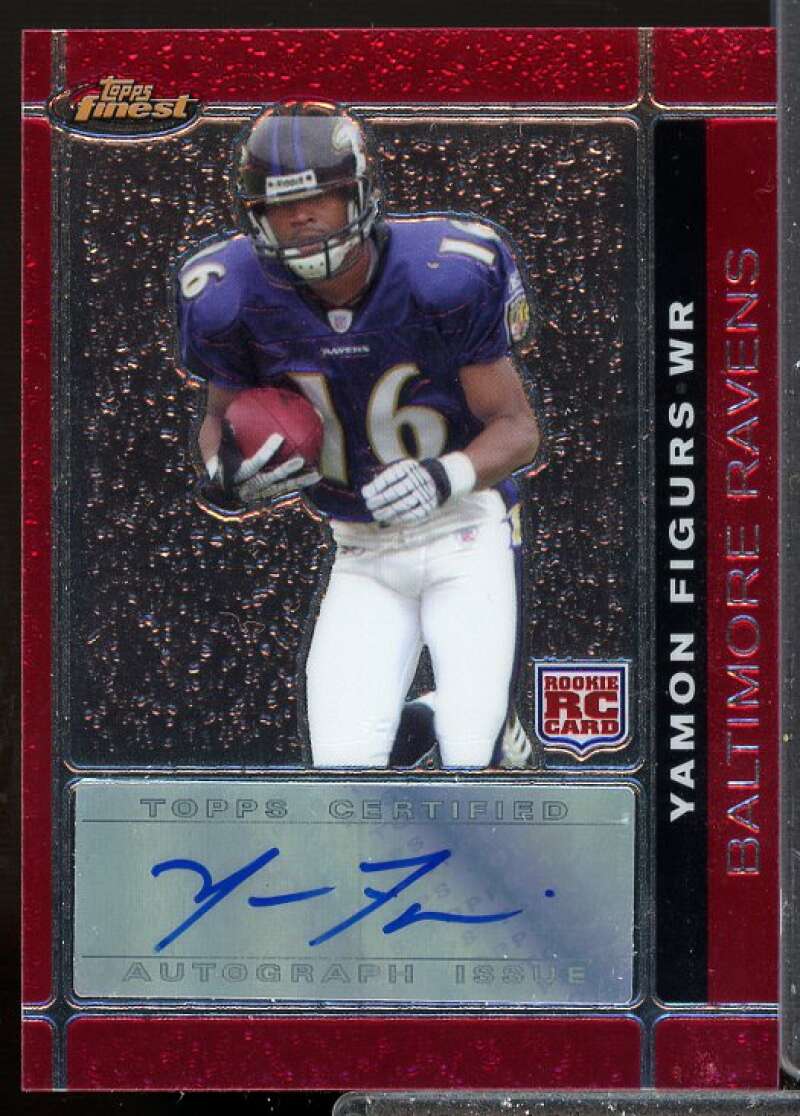 Yamon Figurs H Rookie Card 2007 Finest Rookie Autographs #132  Image 1