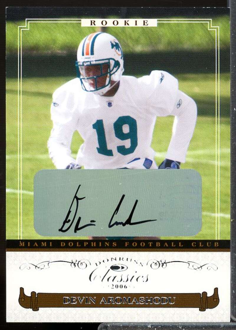 Devin Aromashodu AU/899 Rookie Card 2006 Donruss Classics Rookie #211  Image 1