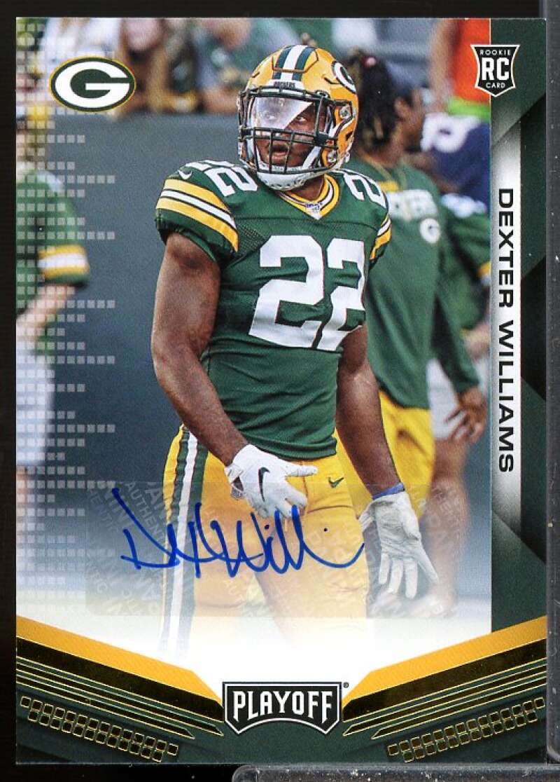 Dexter Williams Rookie Card 2019 Playoff Rookies Autographs #246  Image 1