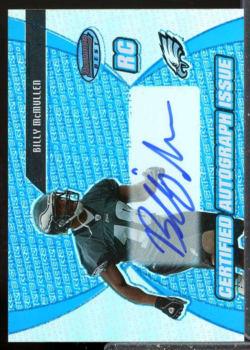 Billy McMullen Rookie Card 2003 Bowman's Best Blue Rookie Auto #141  Image 1