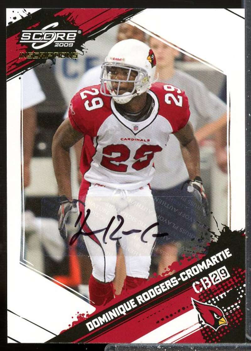 Dominique Rodgers-Cromartie/199 Card 2009 Score Inscriptions Autographs #3  Image 1