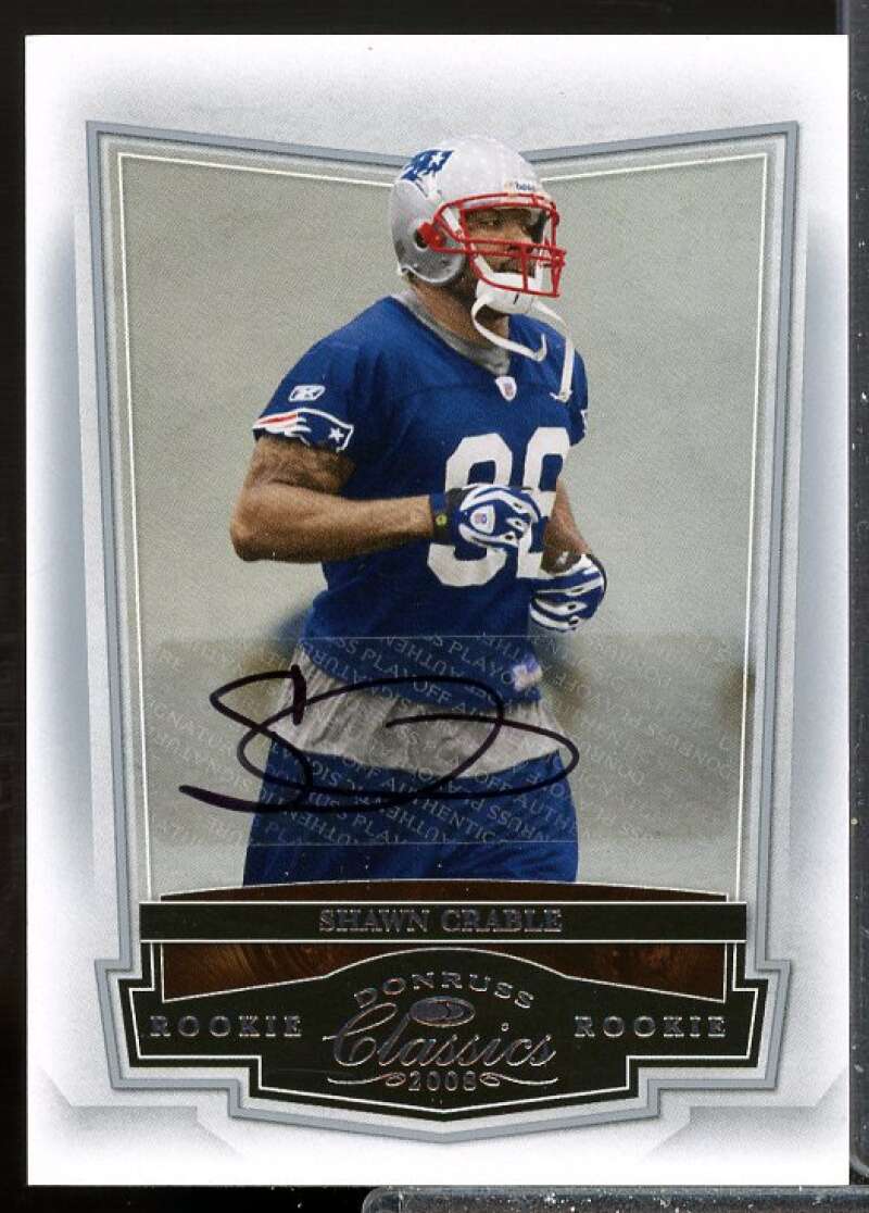 Shawn Crable /436 Rookie Card 2008 Donruss Classics Rookie Auto #161  Image 1