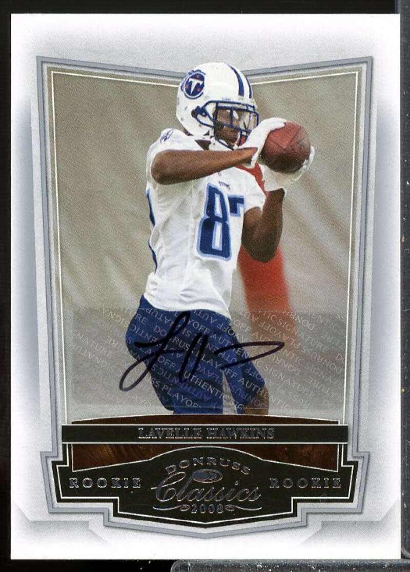 Lavelle Hawkins /499 Rookie Card 2008 Donruss Classics Rookie Auto #249  Image 1