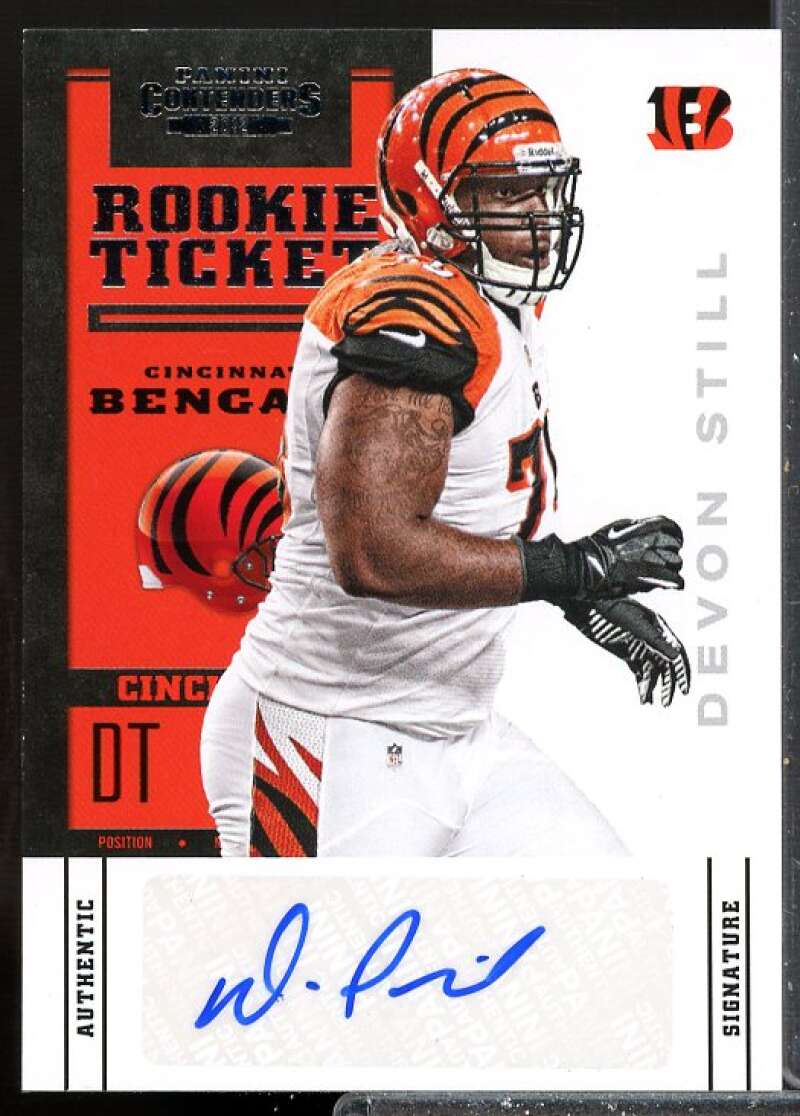 Devon Still Rookie Card 2012 Panini Contenders Rookie Auto #129A  Image 1