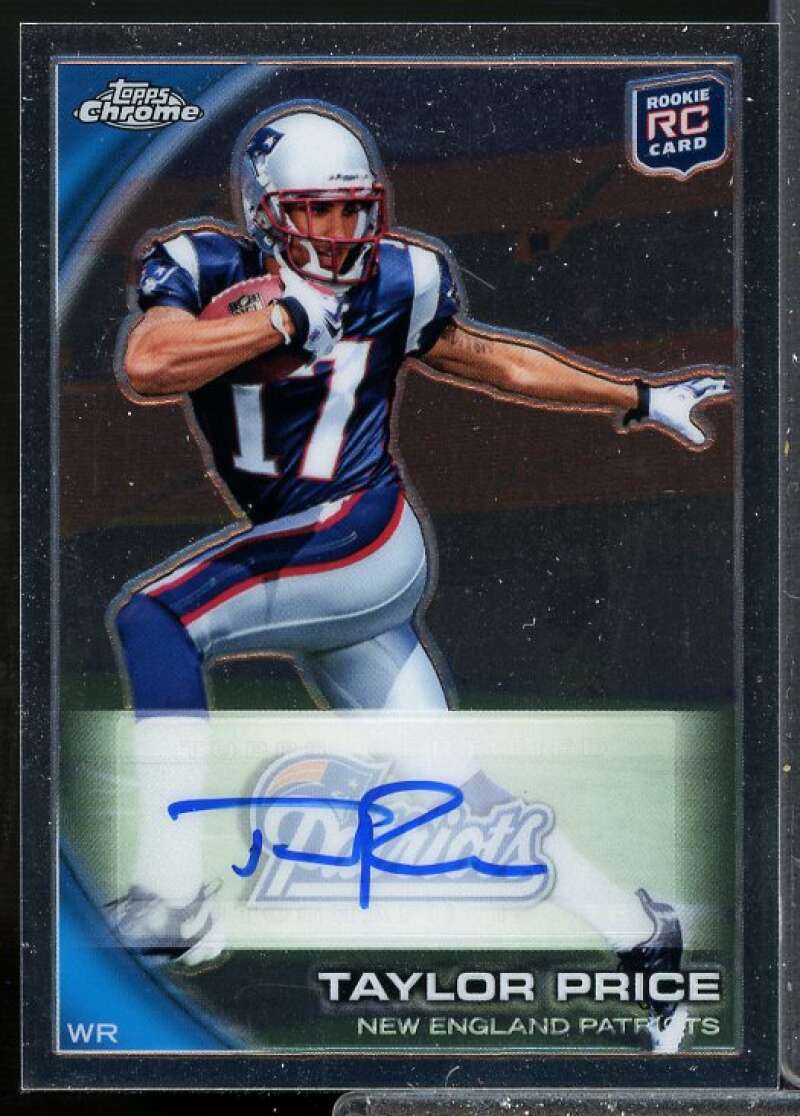 Taylor Price B Rookie Card 2010 Topps Chrome Rookie Autographs #C66  Image 1