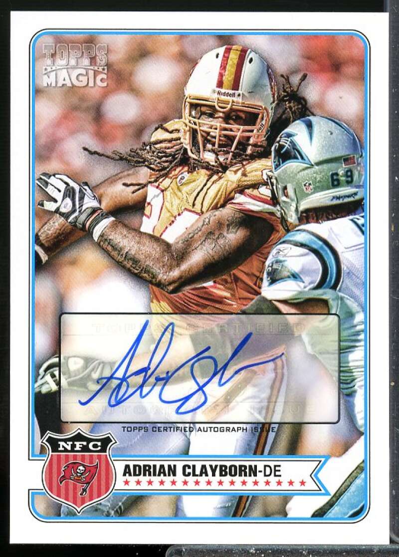 Adrian Clayborn Card 2012 Topps Magic Autographs #221  Image 1