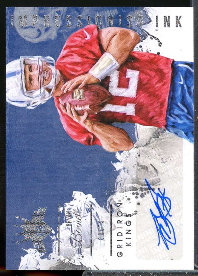 Bryan Bennett/249 Card 2015 Gridiron Kings Impressionist Ink Auto #IIBB  Image 1