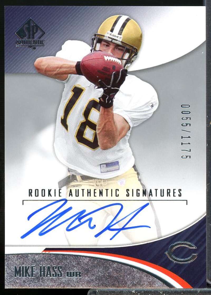 Mike Hass AU Rookie Card 2006 SP Authentic Rookie #215  Image 1