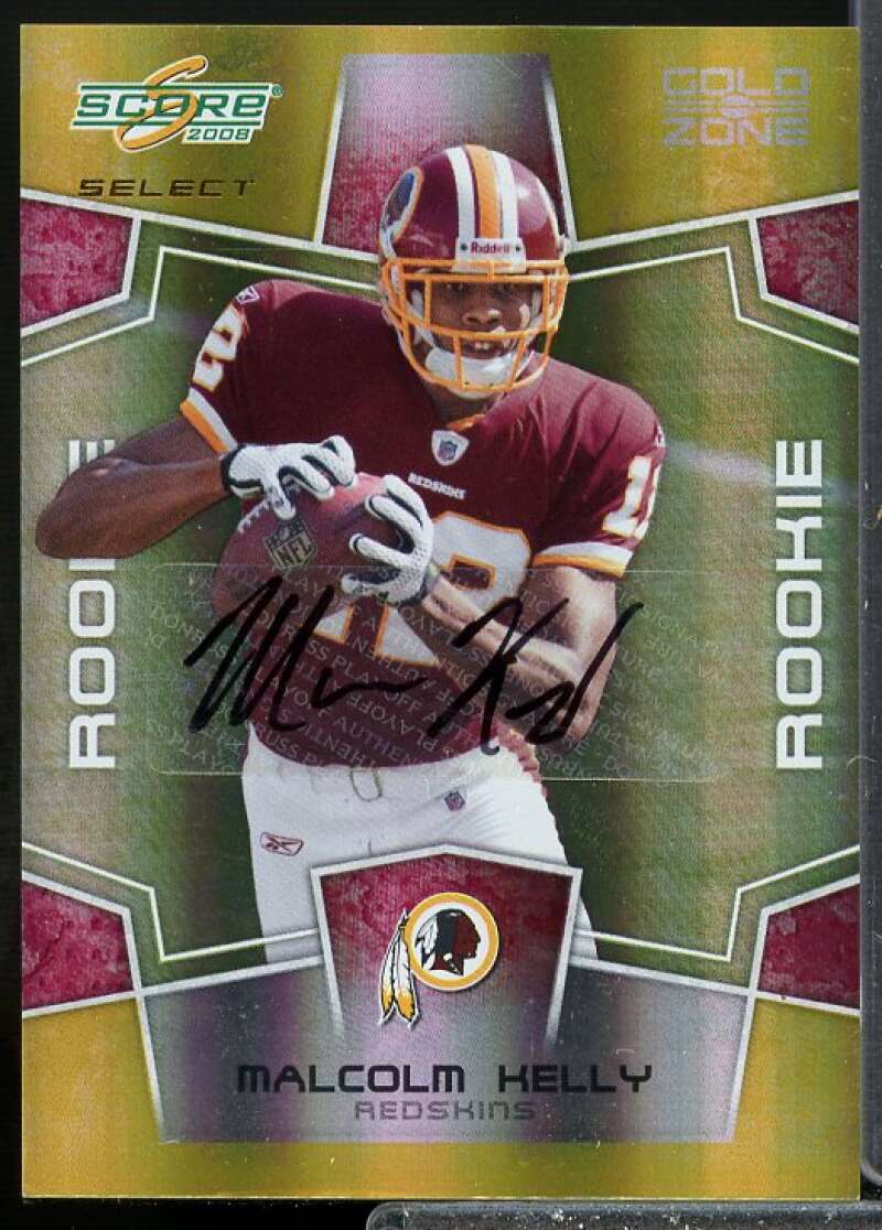 Malcolm Kelly/40 Rookie Card 2008 Select Rookie Autographs Gold Zone #371  Image 1
