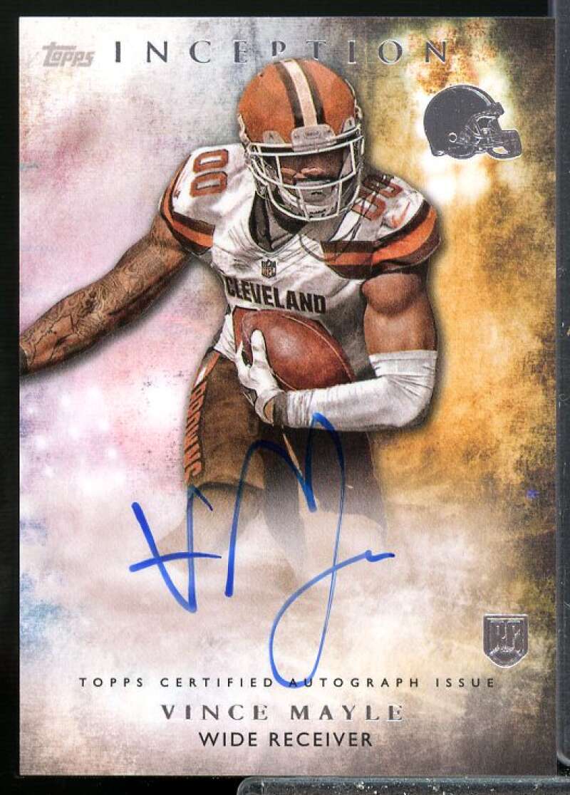 Vince Mayle AU Rookie Card 2015 Topps Inception Rookie Auto #RA40  Image 1
