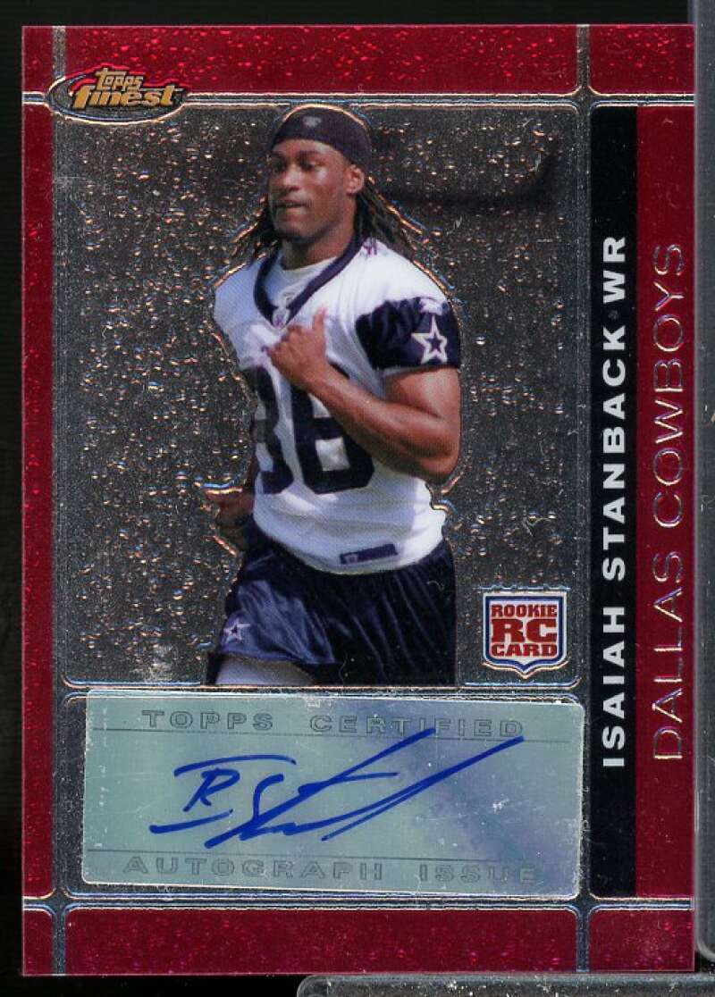 Isaiah Stanback H Rookie Card 2007 Finest Rookie Autographs #111  Image 1