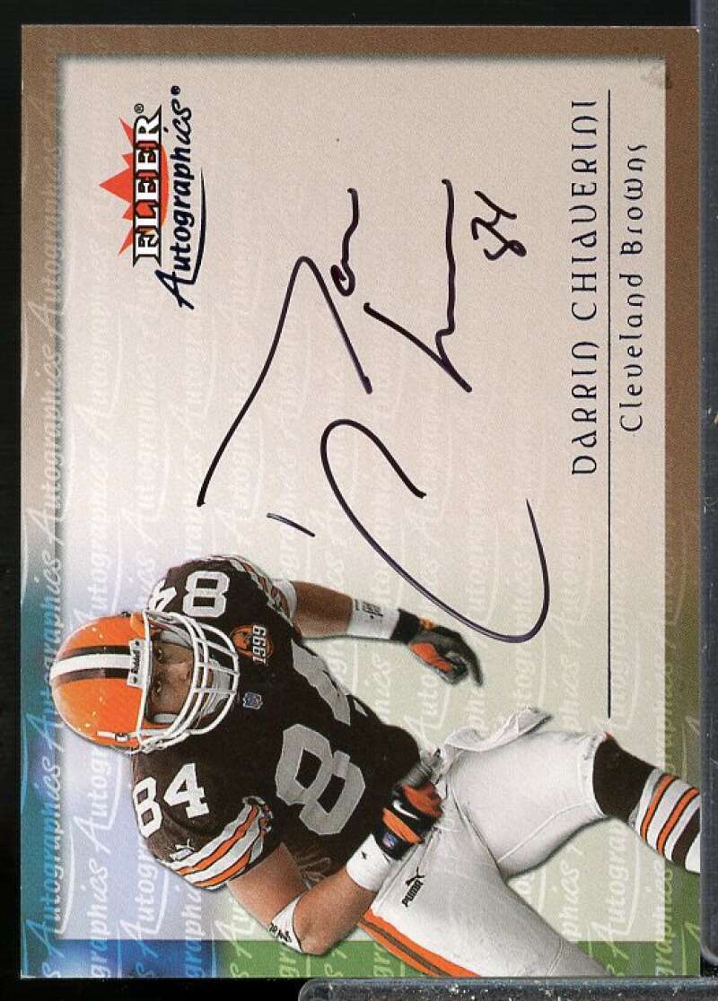 Darrin Chiaverini Card 2000 Fleer Tradition Autographics #26  Image 1