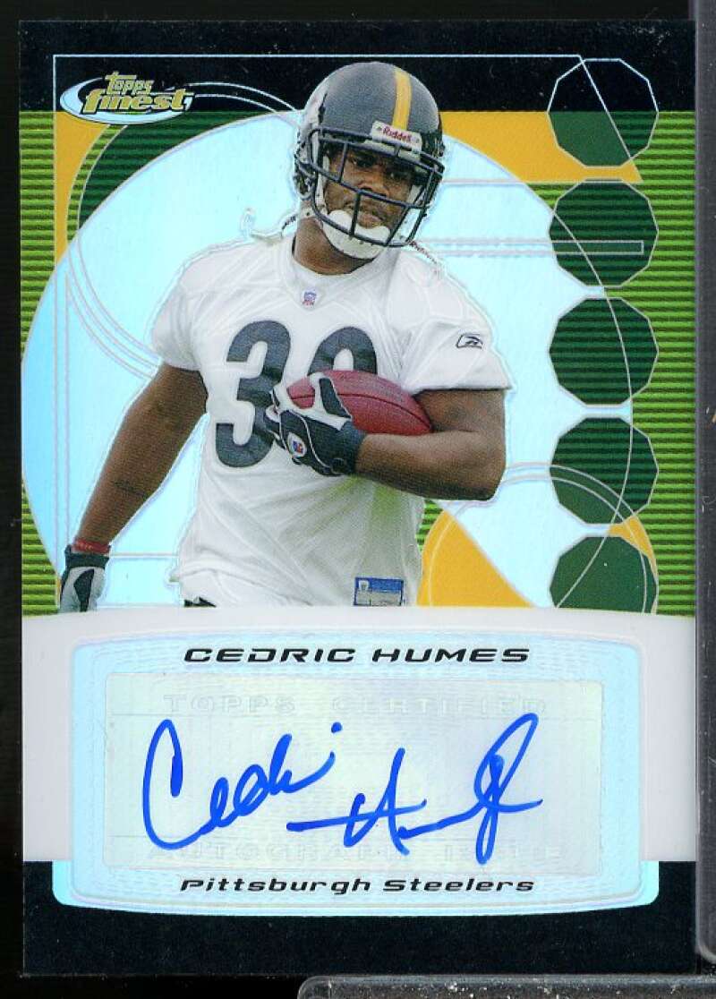 Cedric Humes C Card 2006 Finest Autographs Refractor #FACH  Image 1
