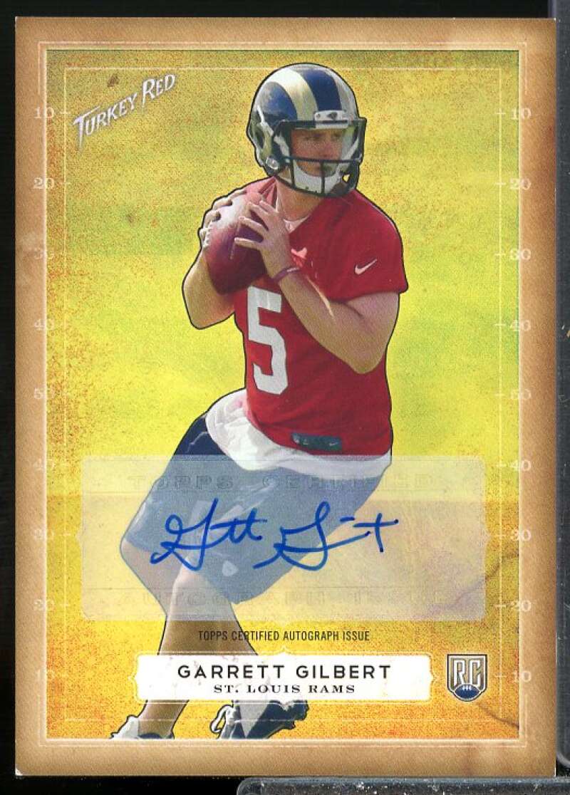 Garrett Gilbert Rookie Card 2014 Topps Turkey Red Rookie Autographs #88  Image 1