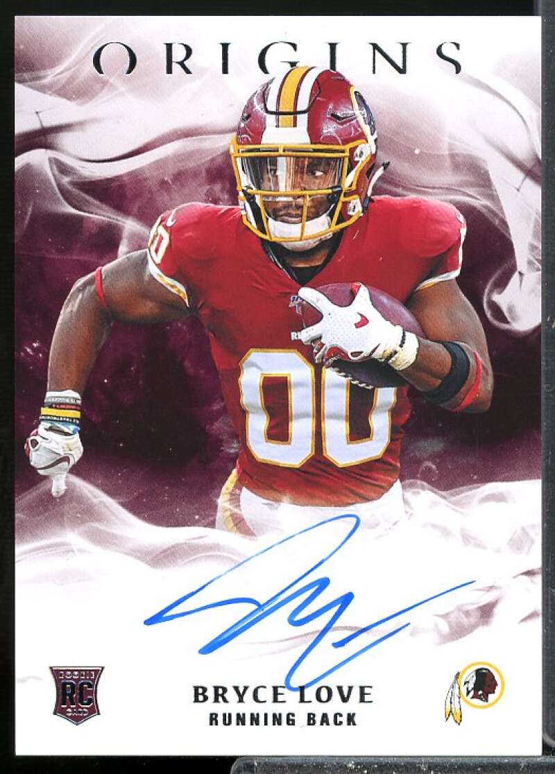 Bryce Love Rookie Card 2019 Panini Origins Rookie Autographs #26  Image 1