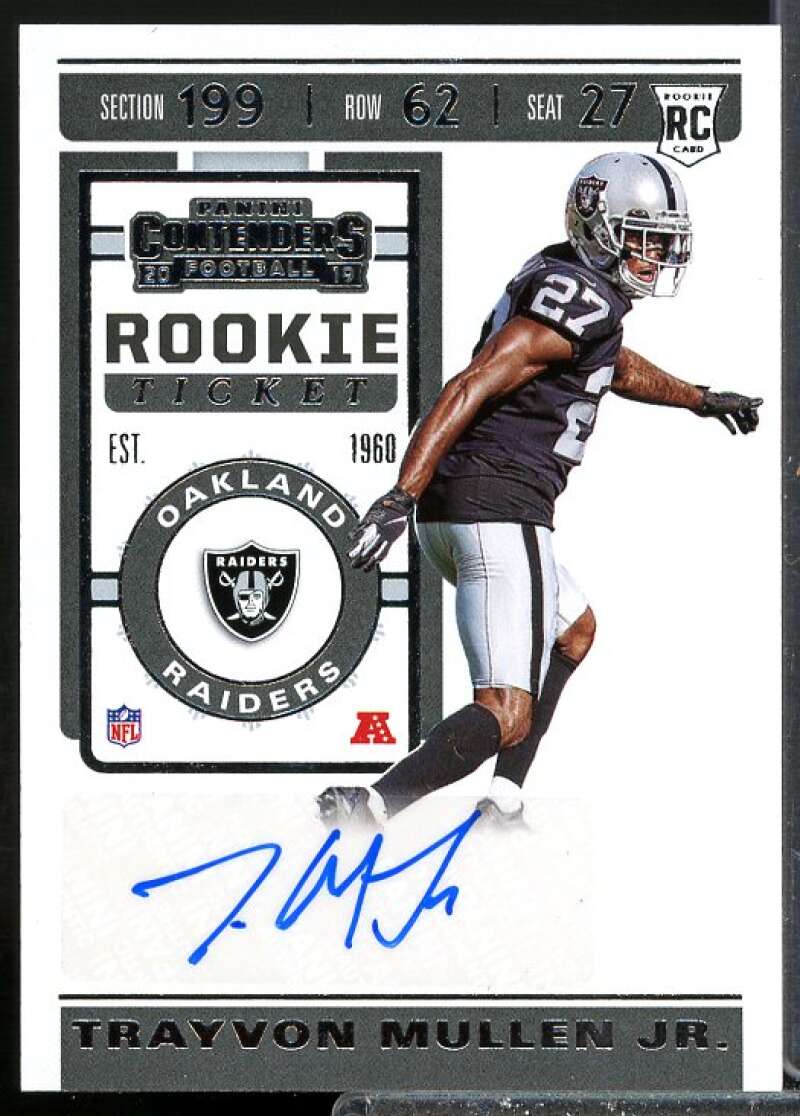 Trayvon Mullen Jr. AU Rookie Card 2019 Panini Contenders Rookie Auto #258  Image 1