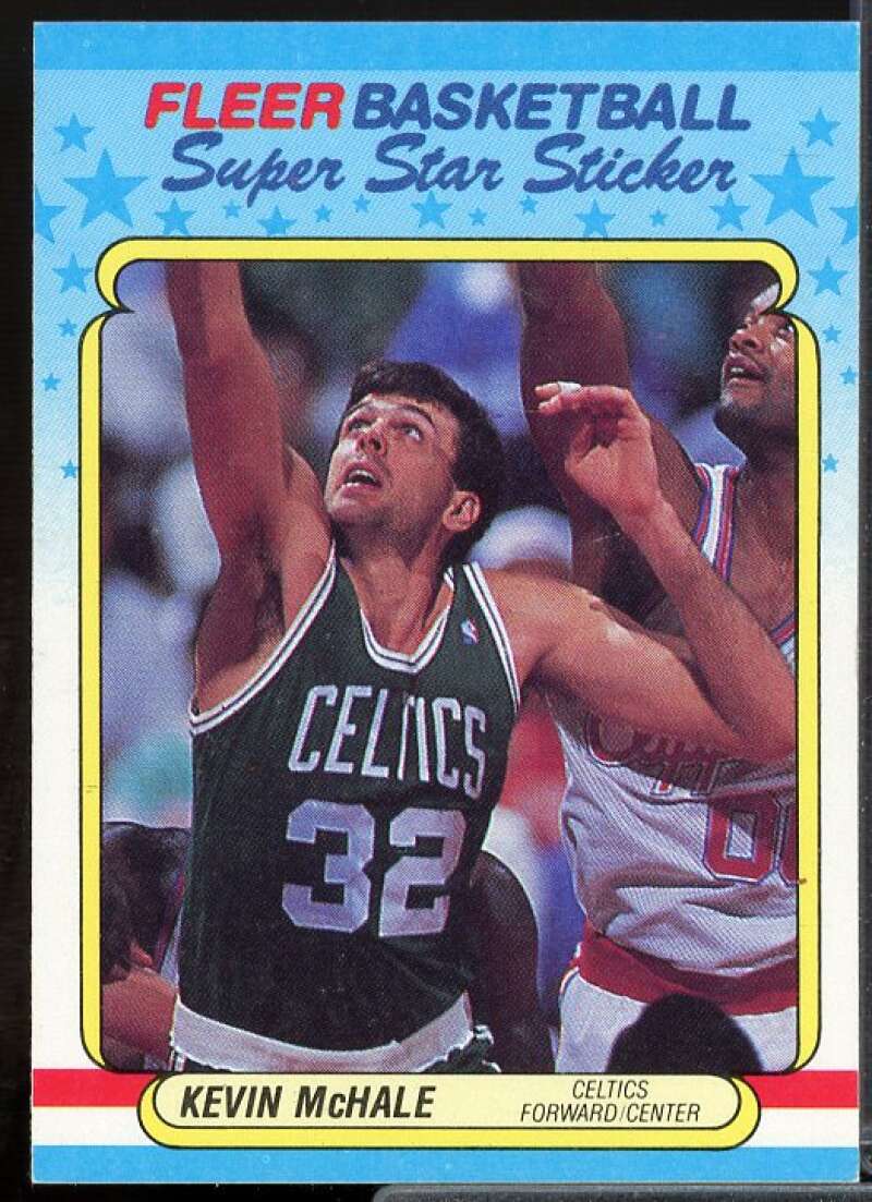Kevin McHale Card 1988-89 Fleer Stickers #9  Image 1