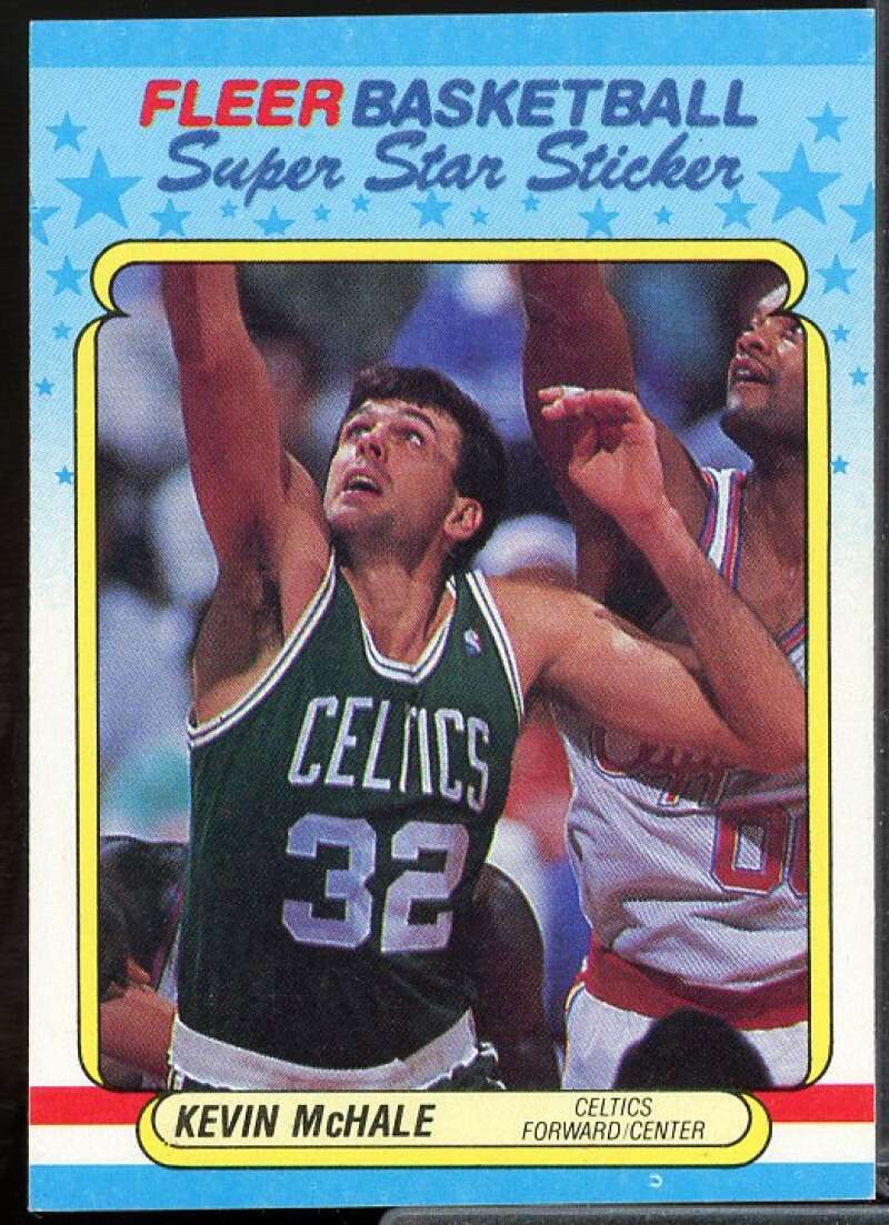 Kevin McHale Card 1988-89 Fleer Stickers #9  Image 1