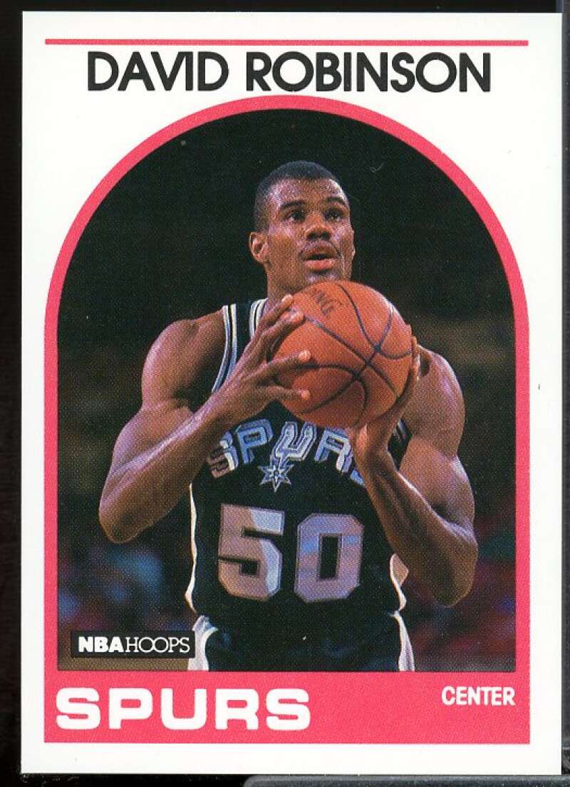 David Robinson IA Rookie Card 1989-90 Hoops #310  Image 1