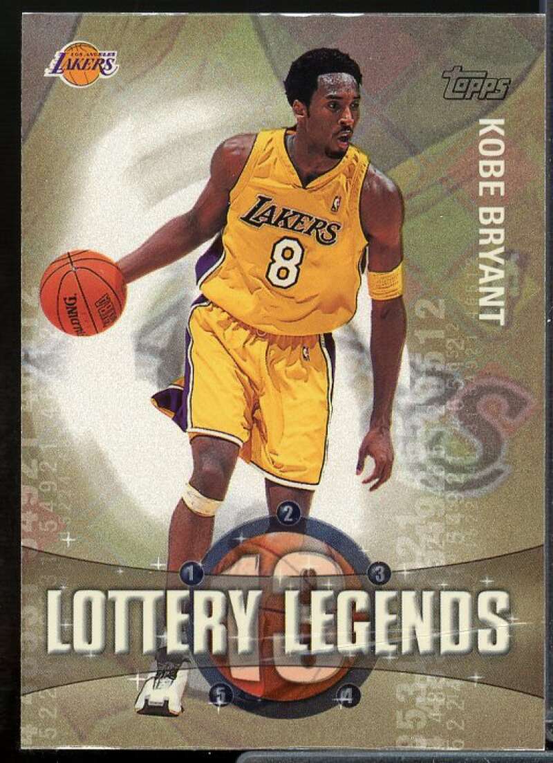 Kobe Bryant (crease on back) Card 2001-02 Topps Lottery Legends #LL13  Image 1