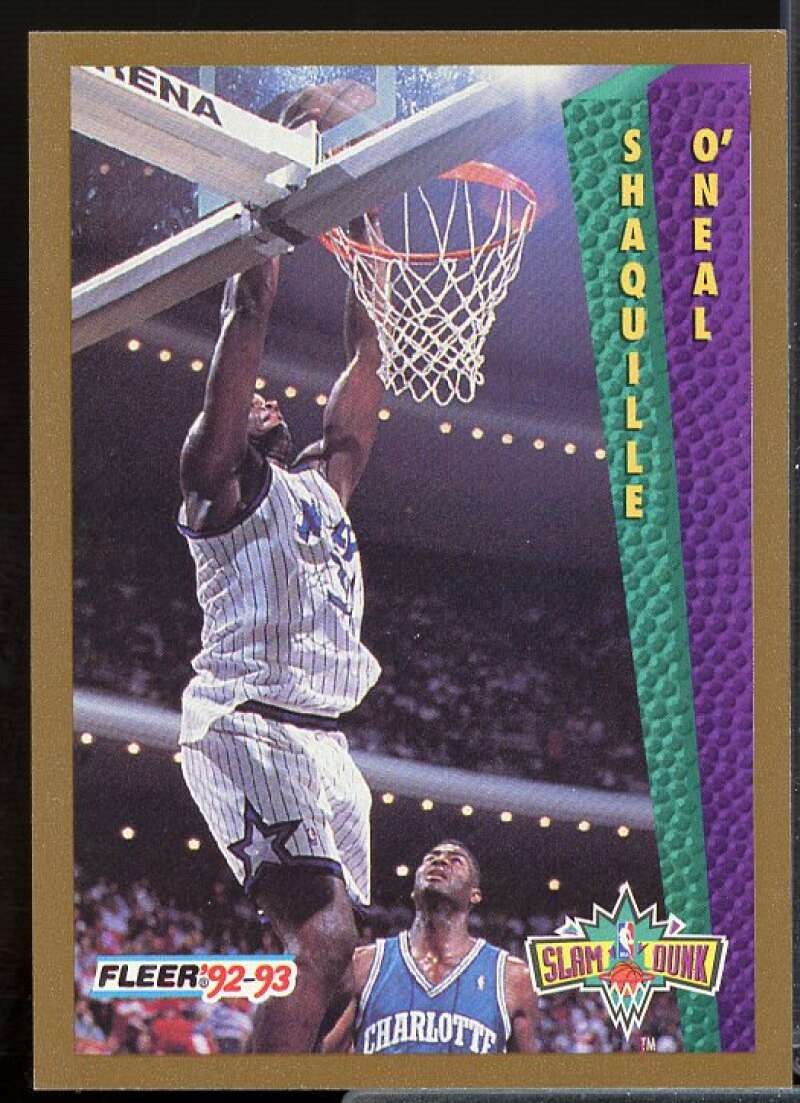 Shaquille O'Neal SD Rookie Card 1992-93 Fleer #298  Image 1