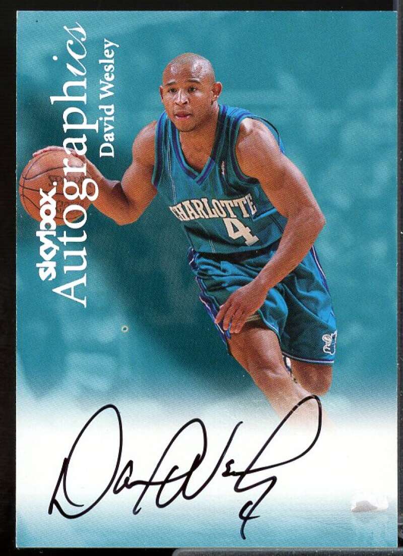 David Wesley Card 1999-00 SkyBox Premium Autographics #NNO  Image 1