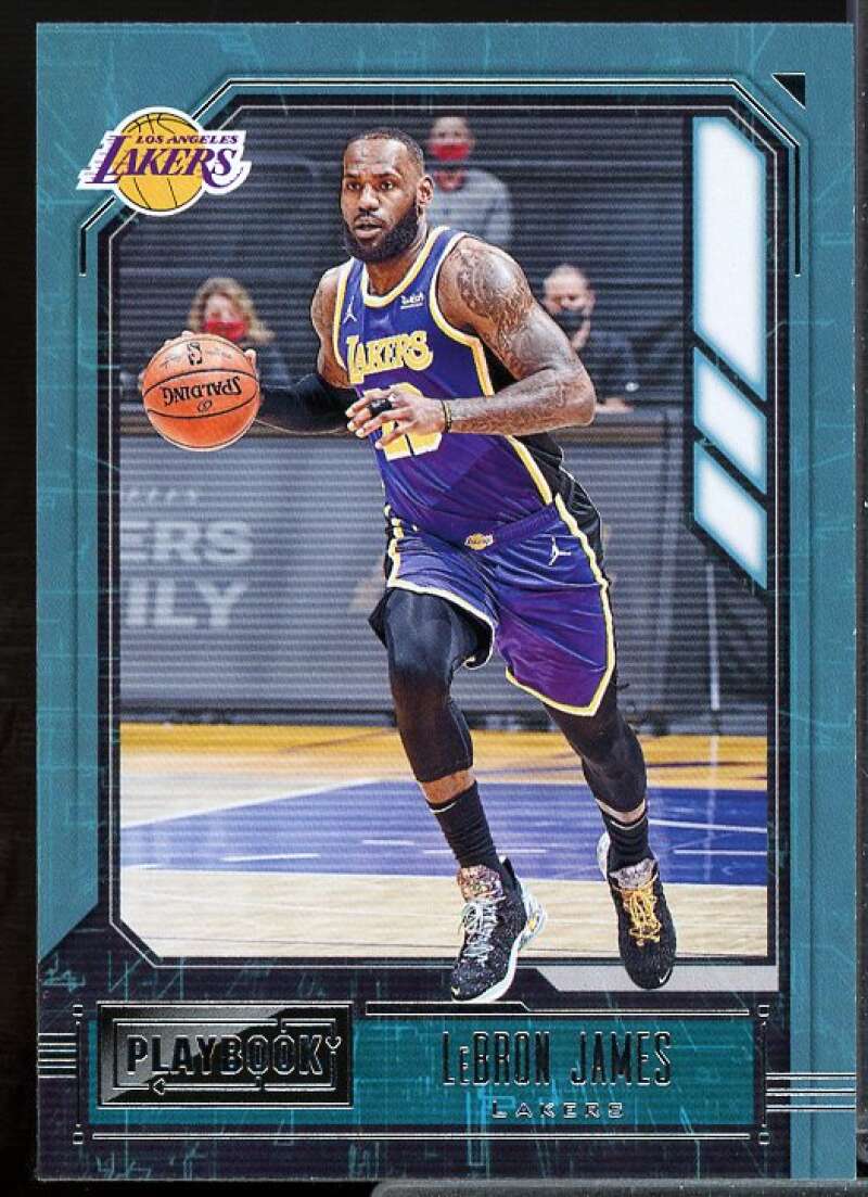 LeBron James/Playbook Card 2020-21 Panini Chronicles Teal #178  Image 1