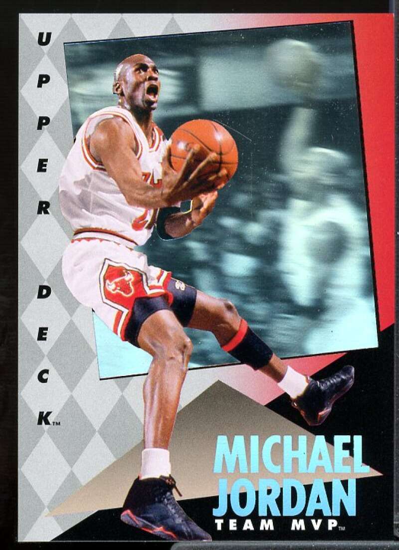 Michael Jordan Card 1992-93 Upper Deck MVP Holograms #4  Image 1