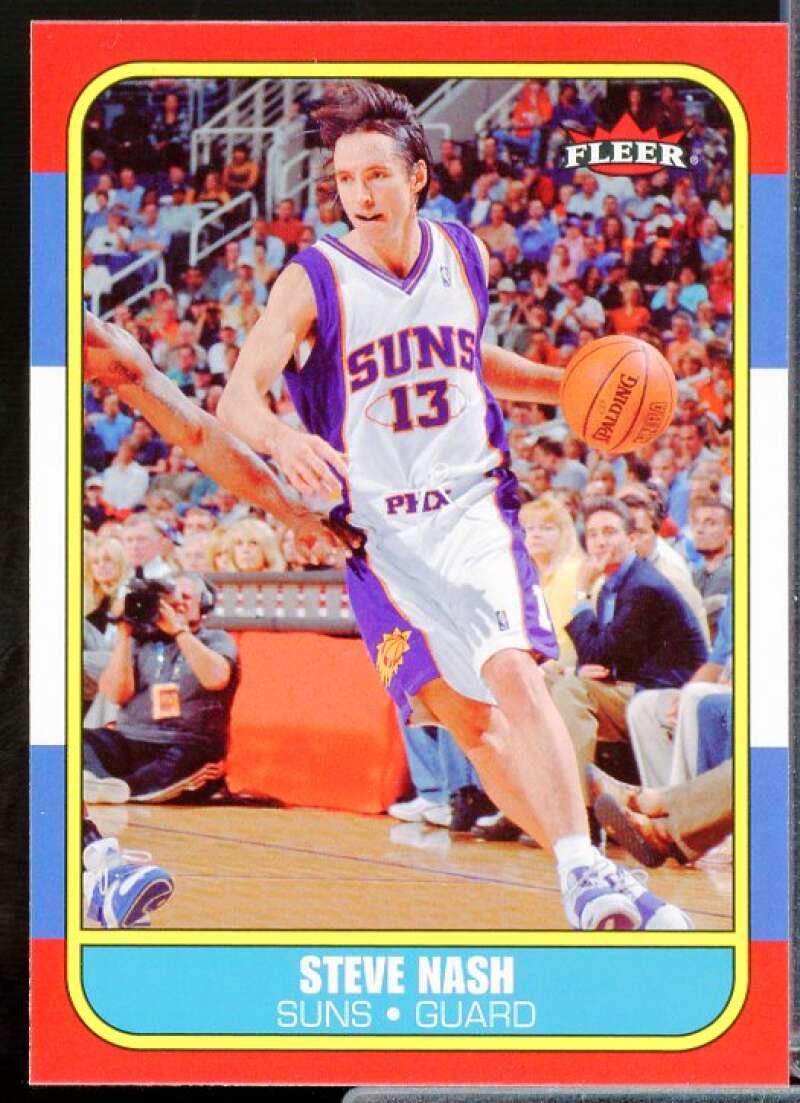 Steve Nash Card 2006-07 Fleer 1986-87 20th Anniversary #114  Image 1