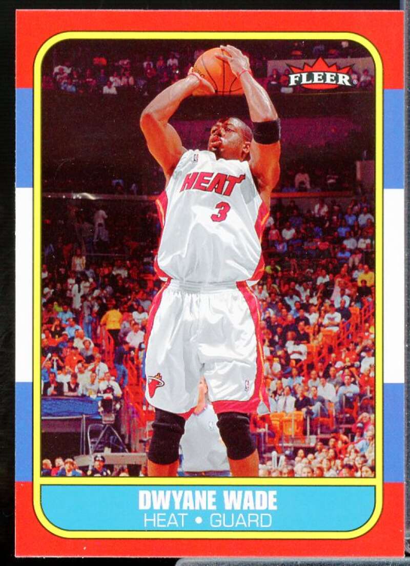 Dwyane Wade Card 2006-07 Fleer 1986-87 20th Anniversary #33  Image 1